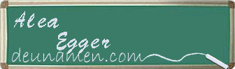 Alea Egger Visitenkarte